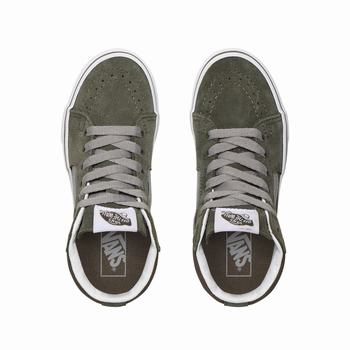 Detske Kotnikove Tenisky Vans Sk8-Hi (8-14+ years) Nachový/Tmavo Siva VA75WKMQV